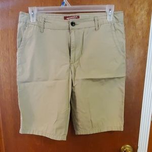 Khaki shorts 20 husky adjustable waist